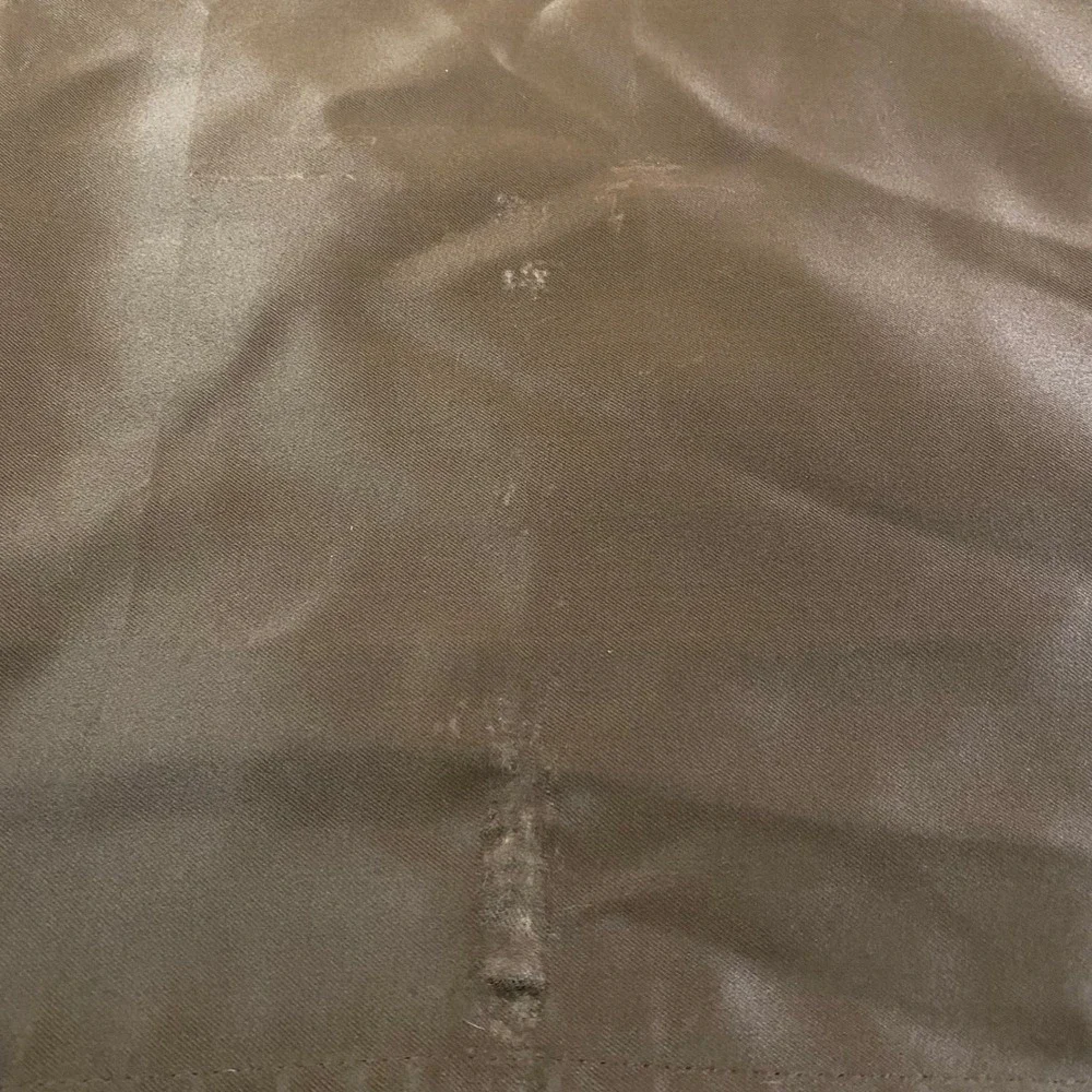 Better Homes & Gardens Brown Faux Silk Curtain Panels Set of 2 Grommet GUC *FLAW